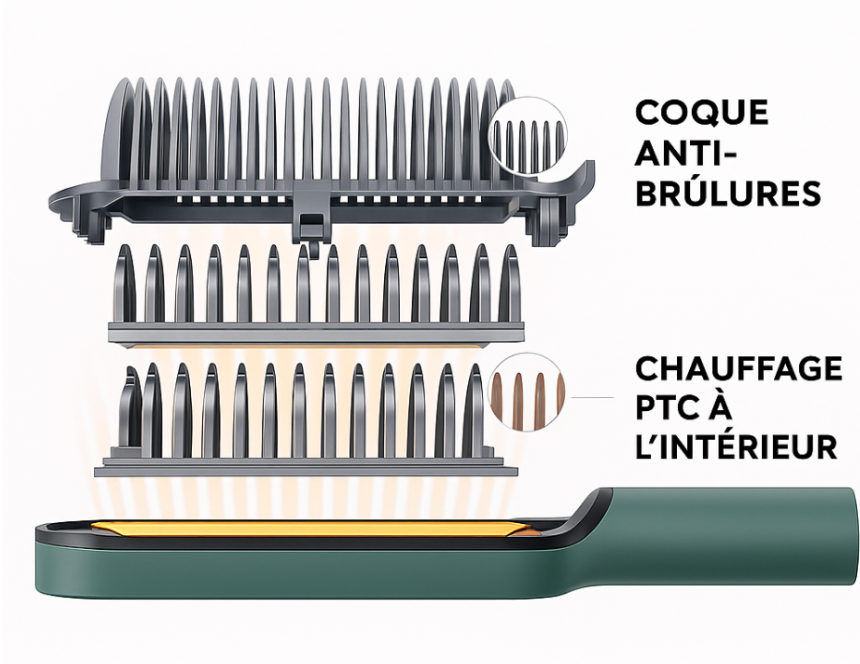 Brosse lissante OMYT
